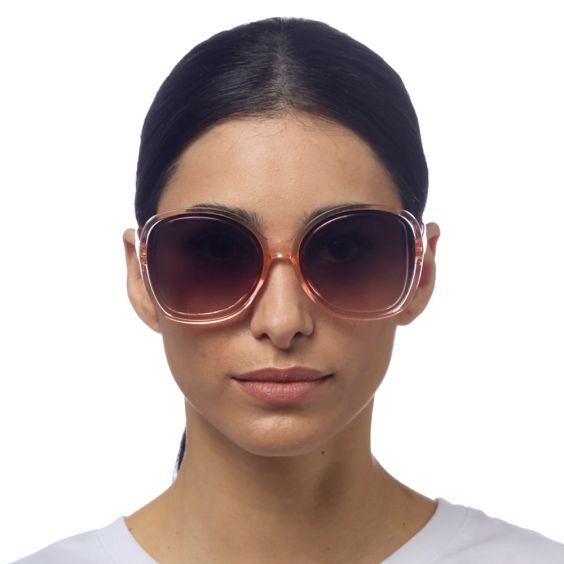 OKKIA Anna Sunglasses - Transparent Pale Pink