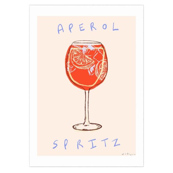 East End Prints Aperol Spritz Time A3 Print
