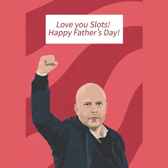 Arne Slot Father's Day Card