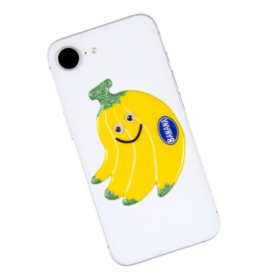 Greeting Life Puffy Toy Sticker - Banana