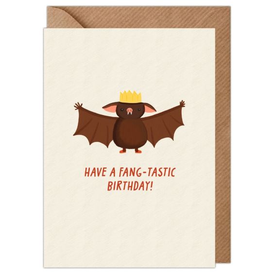 Bat Fangtastic Birthday Card