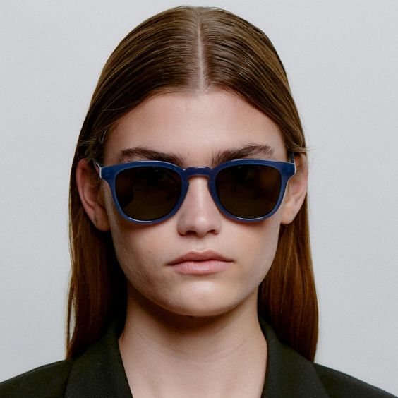 AK Kjaerbede Bate Sunglasses - Blue Steel