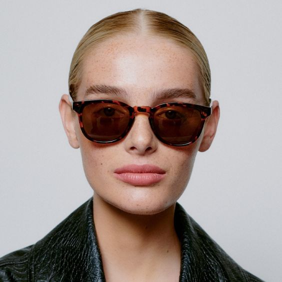 A Kjaerbede Bate Sunglasses - Demi Tortoise