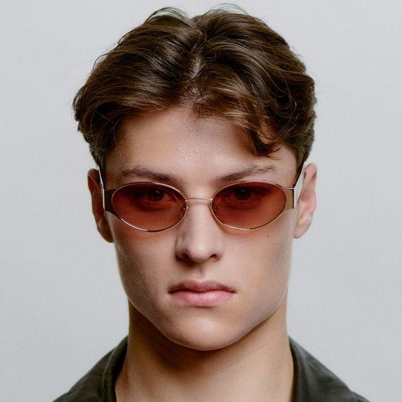 A Kjaerbede Bella Sunglasses - Rosegold Havana
