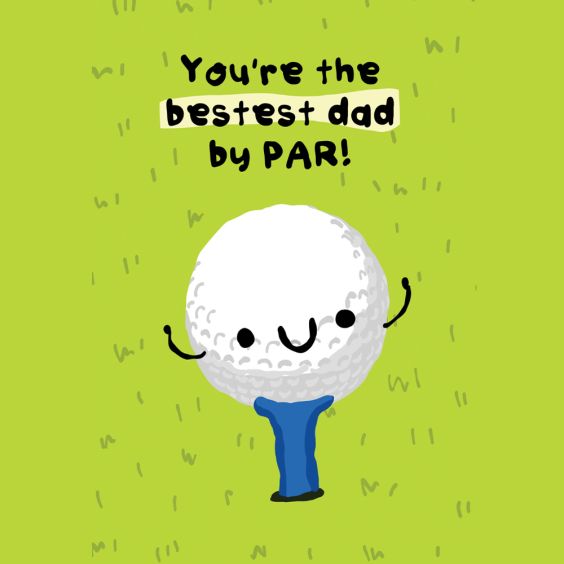 Best by Par Father's Day Card