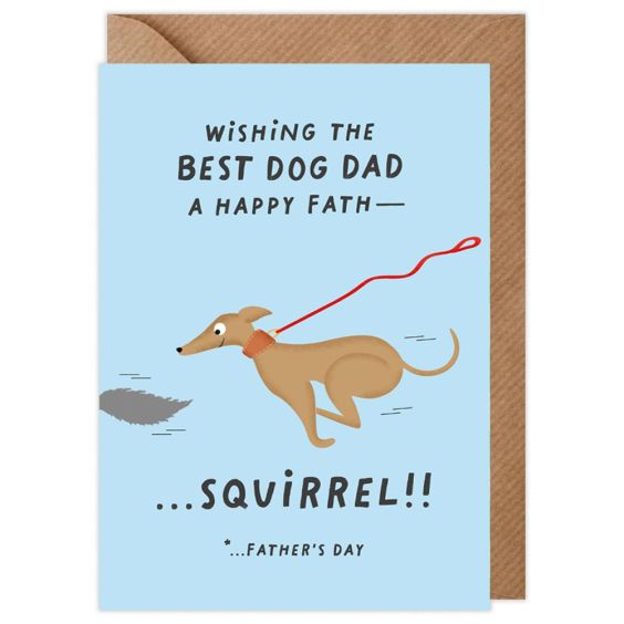 Best Dog Dad Father's Day Card