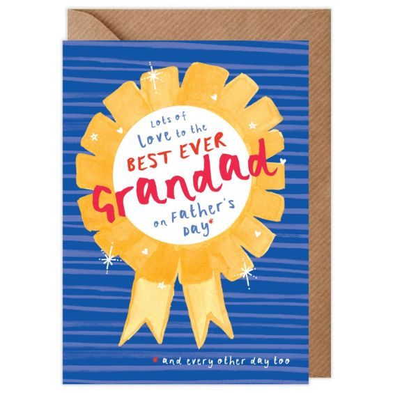 Best Ever Grandad Father's Day Card