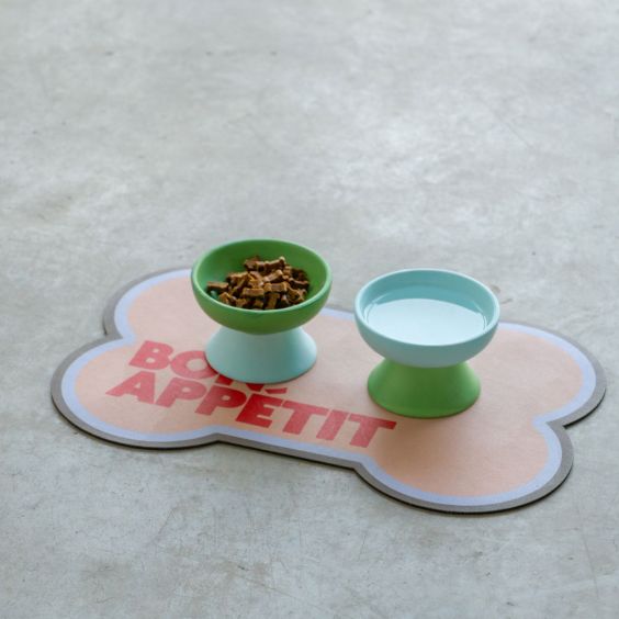Helio Ferretti Bon Appétit Dog Bowl Mat