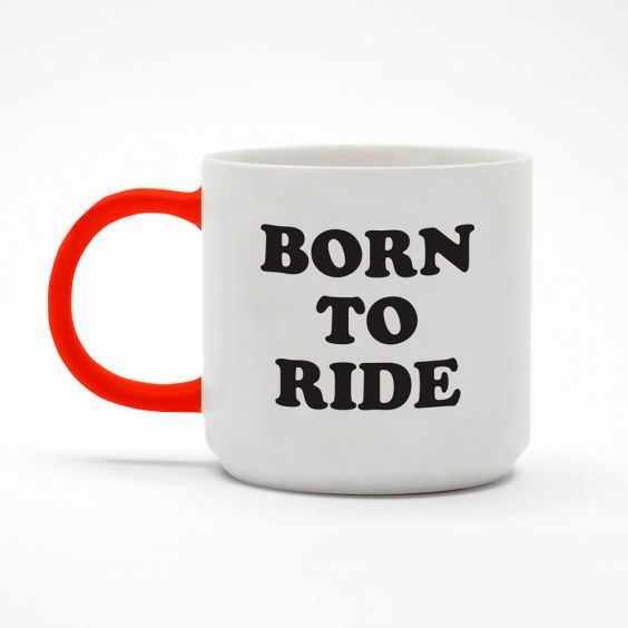 Snoopy Mug - Born To Ride Snoopy Bicycle
