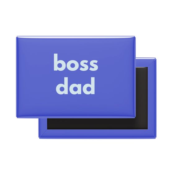 Boss Dad Fridge Magnet