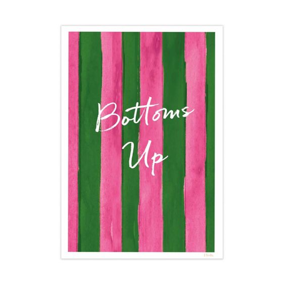 Floh Bottoms Up Print - A4