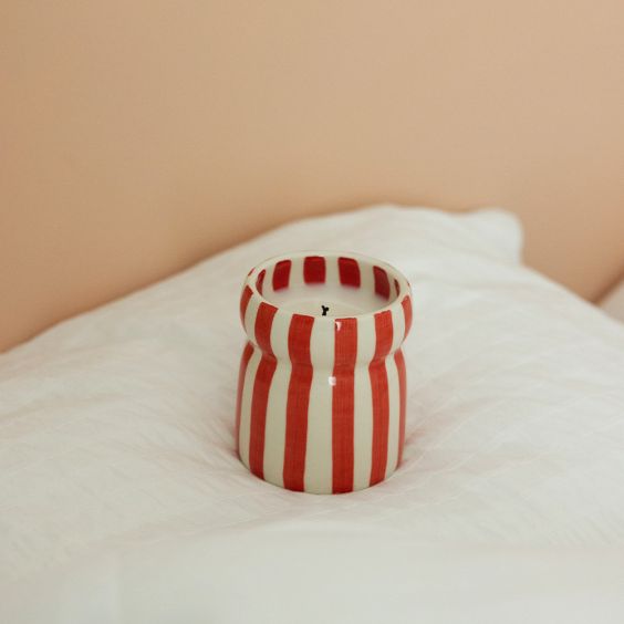 Cabana Red Candle - Hibiscus Bay