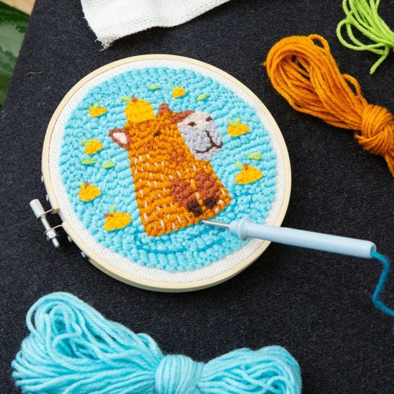 Kikkerland Punch Needle Kit - Capybara