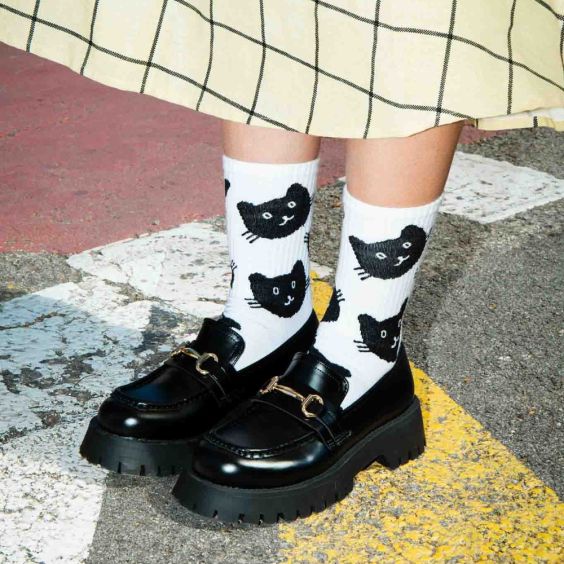 Eat My Socks Catitude Is Everything Cat Socks 
