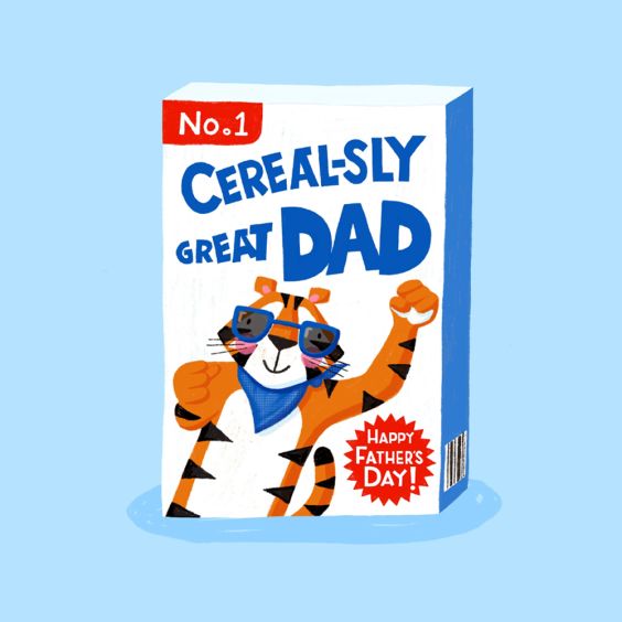 Cerealsly Great Father's Day Card