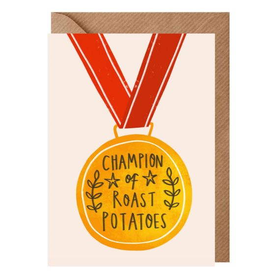 Champion Of Roast Potatoes Mother's Day Card