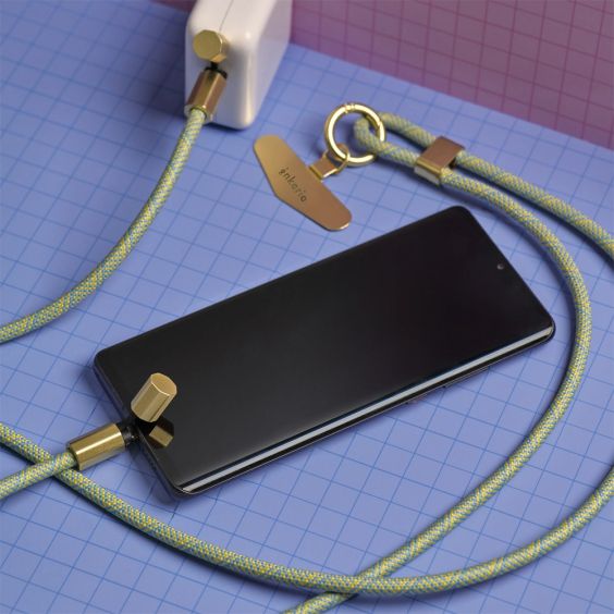Kikkerland Charge & Carry Phone Lanyard Blue