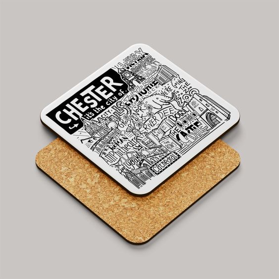 Chester Landmarks Coaster