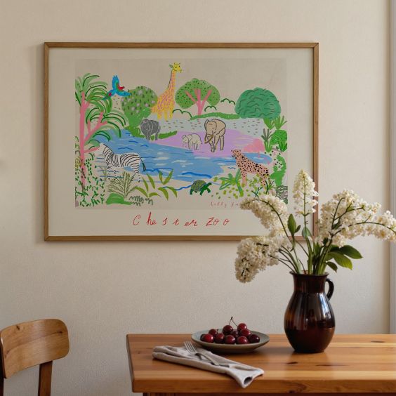 Holly Francesca Chester Zoo A3 Print