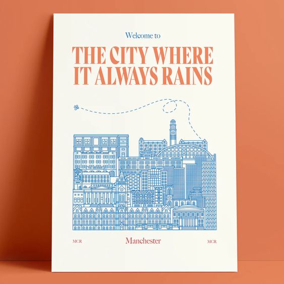 Hannah Kirkland The City Where It Always Rains A3 Print