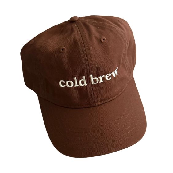 Silver Spider Dad Cap - Cold Brew