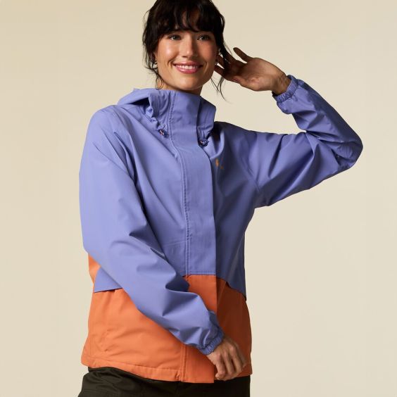 Cotopaxi Women's Rayu Rain Jacket - Aster & Grapefruit