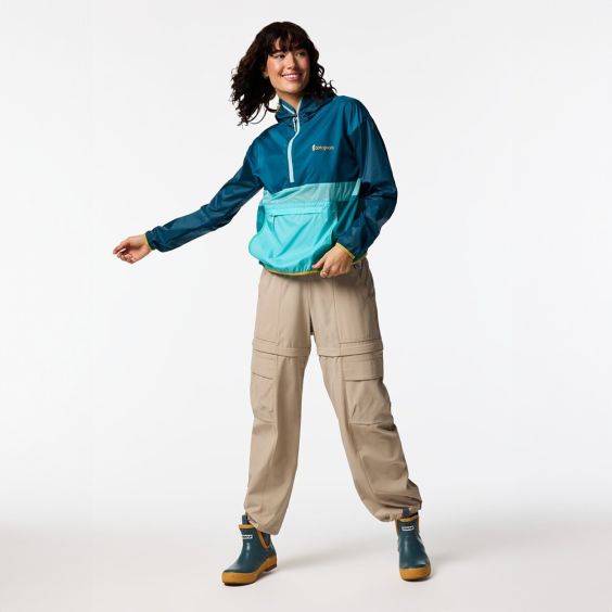Cotopaxi Women's Teca Half-Zip Windbreaker - Waikiki