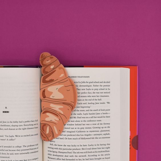 Humdrum Paper Croissant Bookmark
