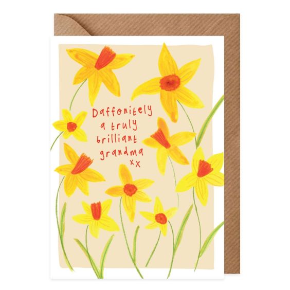 Daffodils Grandma Mother's Day Card