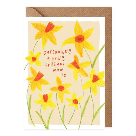 Daffodils Mum Mother's Day Card