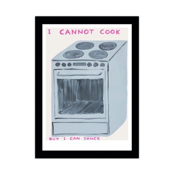 David Shrigley I Cannot Cook A5 Postcard Print