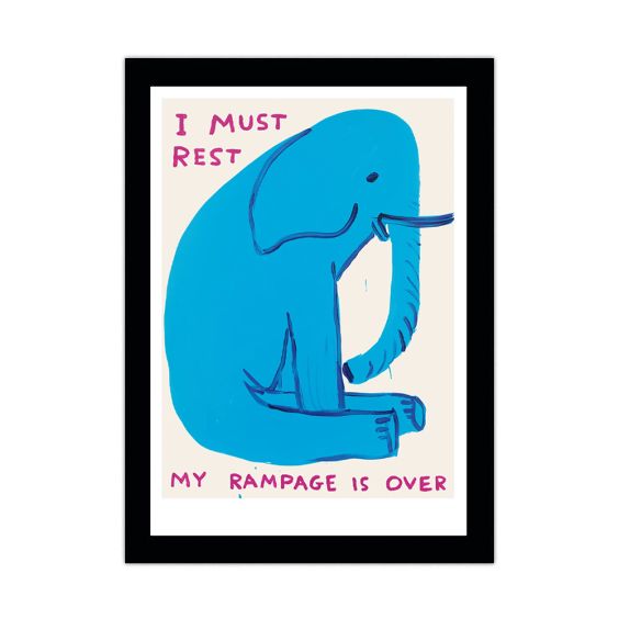 David Shrigley Elephant A5 Postcard Print