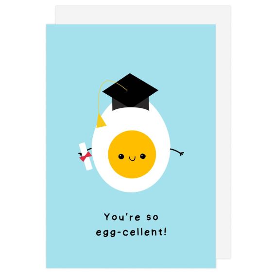 Egg-Cellent Graduation Card