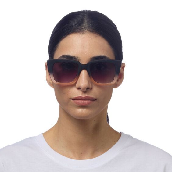 OKKIA Elba Sunglasses - Black Pink (Shaded Rose)