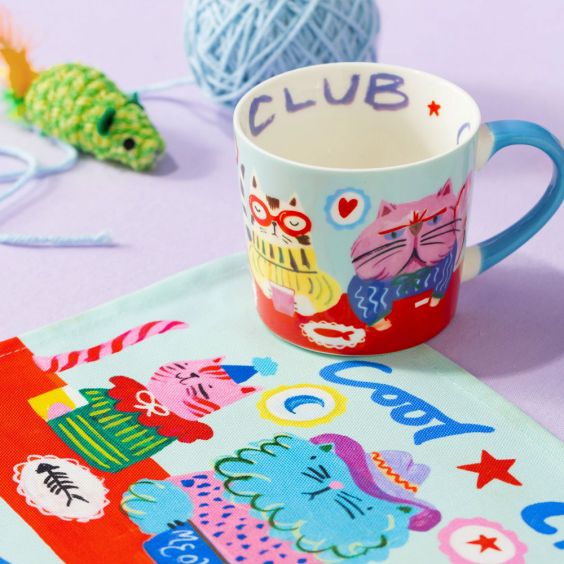 Eleanor Bowmer Cool Cat Club Mug