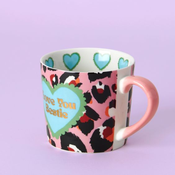 Eleanor Bowmer Love You Bestie Mug
