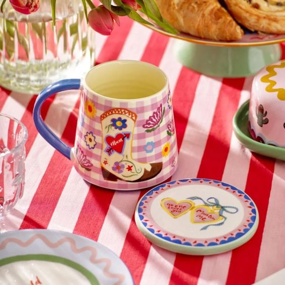 Eleanor Bowmer Beautiful Mum Mug & Coaster Set