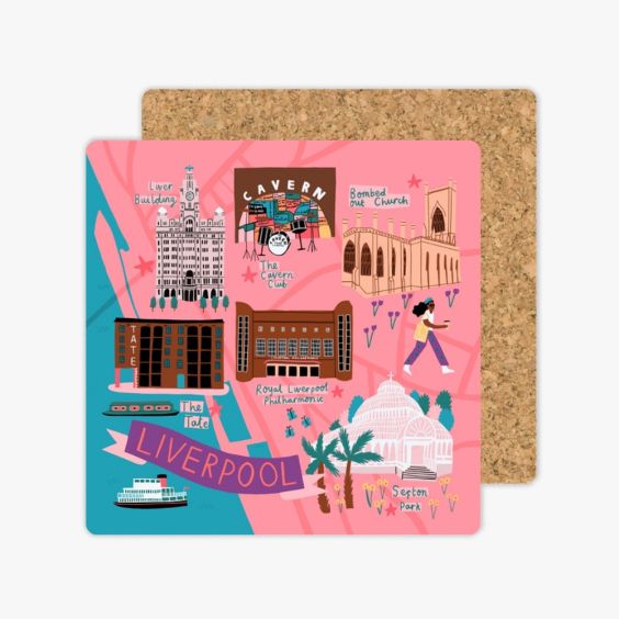 Liverpool Map Coaster