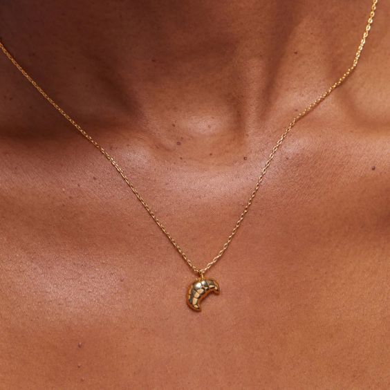 Estella Bartlett Croissant Necklace - Gold