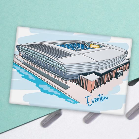 Moo & Snip Everton Stadium Fridge Magnet