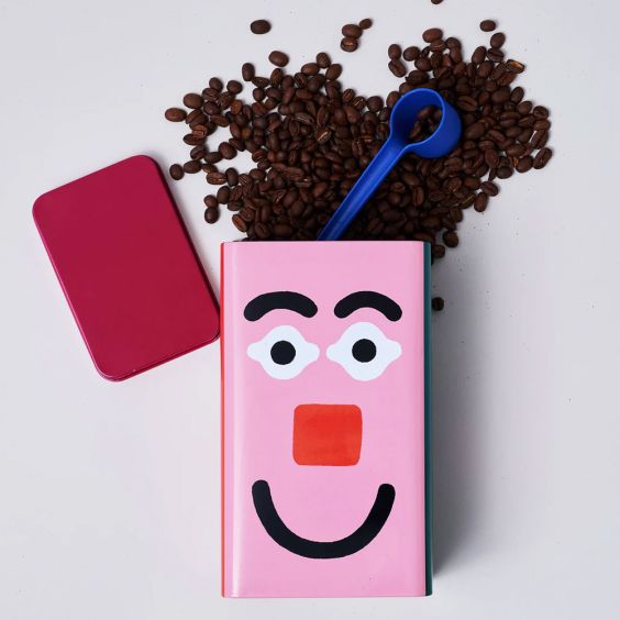 Wrap Coffee Tin - Faces
