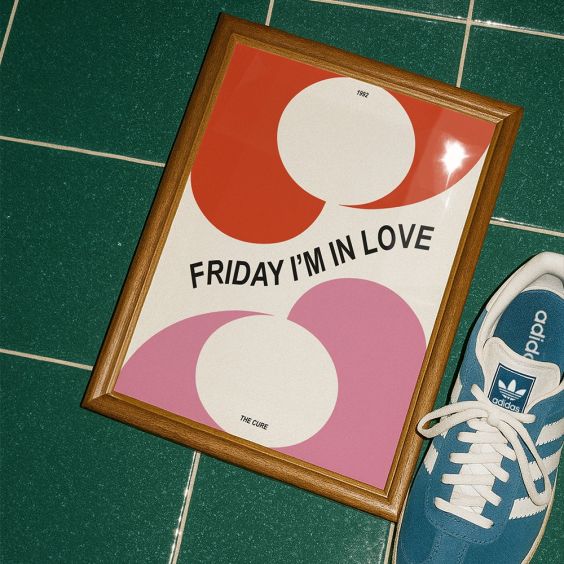 Fan Club Friday I'm In Love A3 Print