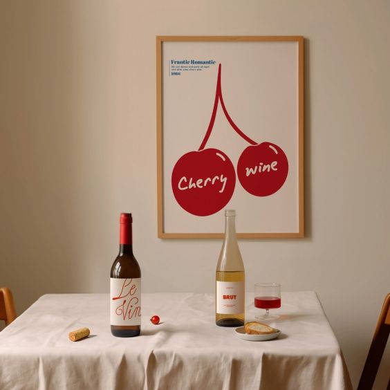 Fan Club Cherry Wine A3 Print