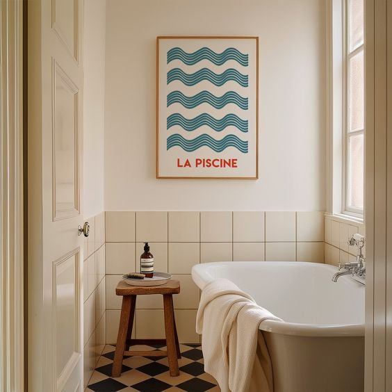 Fan Club La Piscine A3 Print 