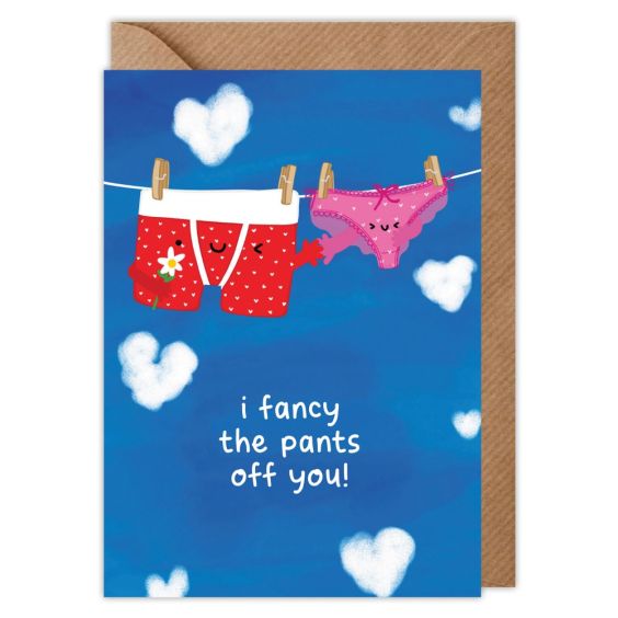 Fancy The Pants Off You Valentines Card