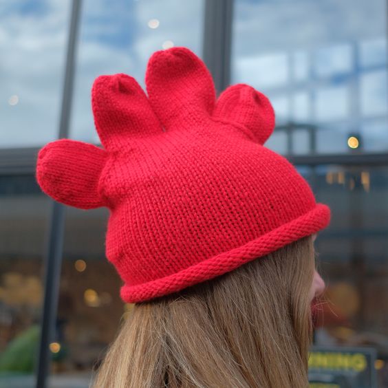 ChunkiChilli Feathers McGraw Knitted Hat