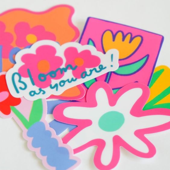 Greeting Life Sticker Pack - Flowers