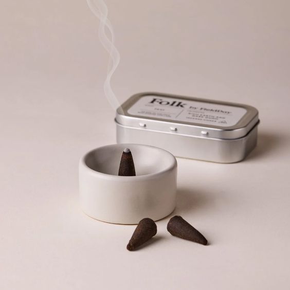 Folk by FieldDay Incense Cones - Peat