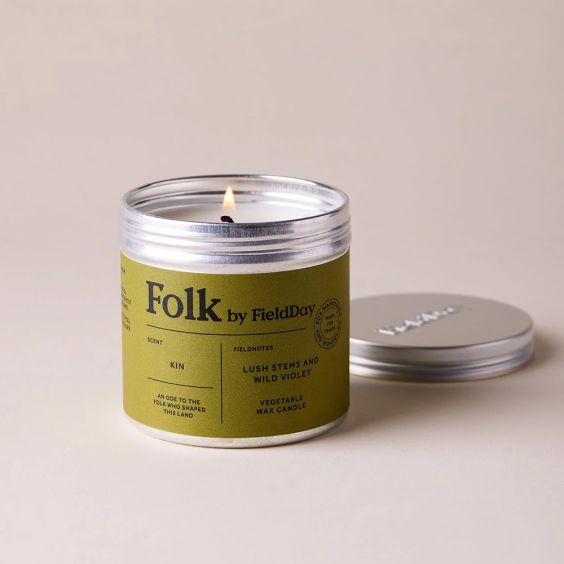 Folk by FieldDay Tin Candle - Kin