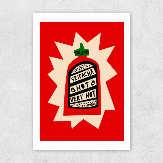 East End Sriracha A3 Print